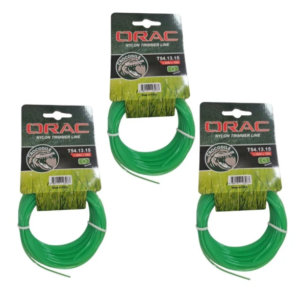Orac Misina Yuvarlak 1.3mm 15 m Crocodile Yeşil 3 Adet ürün görseli 1