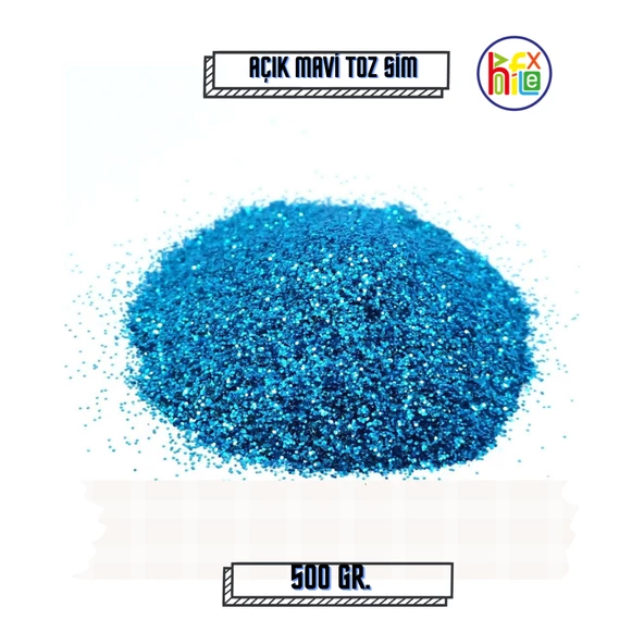 TOZ SİM AÇIK MAVİ RENK (500 GR FİYATIDIR) ürün görseli 1