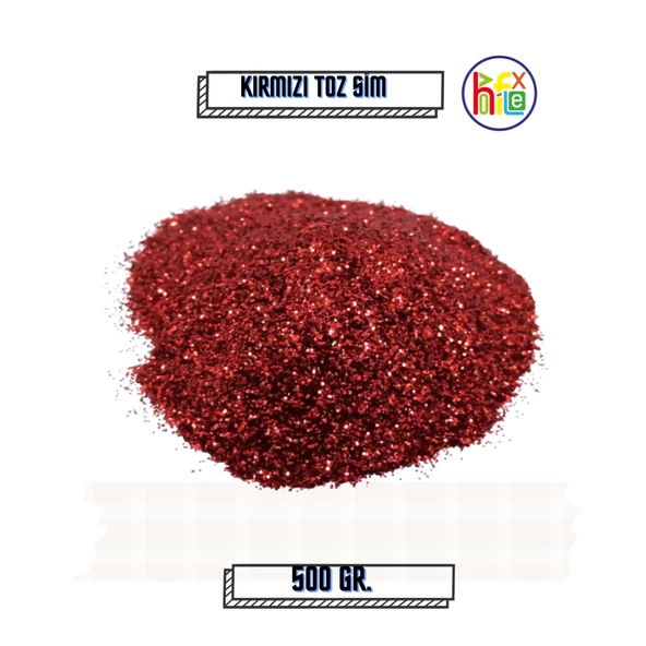 TOZ SİM KIRMIZI RENK (500 GR FİYATIDIR) ürün görseli 1