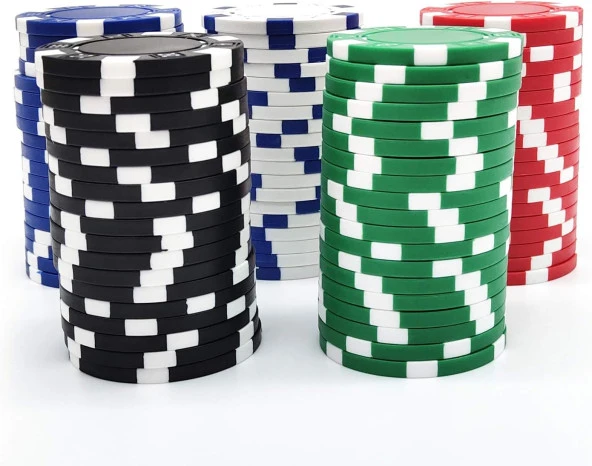 Poker Chips 100'lü Poker Çipi - Resim 2