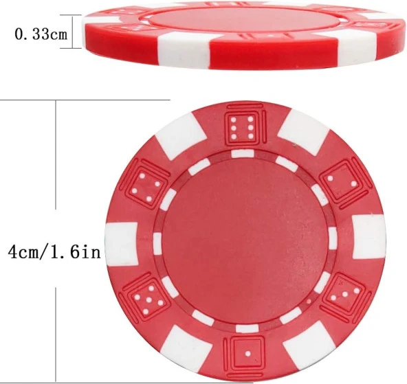 Poker Chips 100'lü Poker Çipi - Resim 5