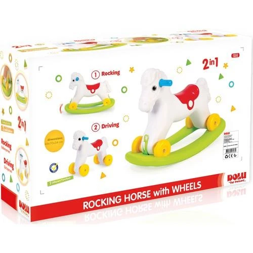 DOLU SALLANAN TEKERLEKLİ AT KUTUDA 7078 - Resim 4