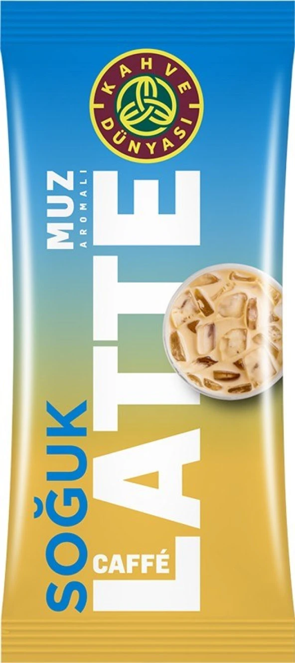 Kahve Dünyası Özel Seri Muz Aromalı Soğuk Caffe Latte 10'lu ürün görseli 1