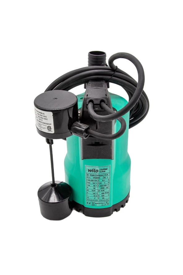 Wilo İnitial Drain Compact 13.8 Dalgıç Pompa 2928805 ürün görseli 1