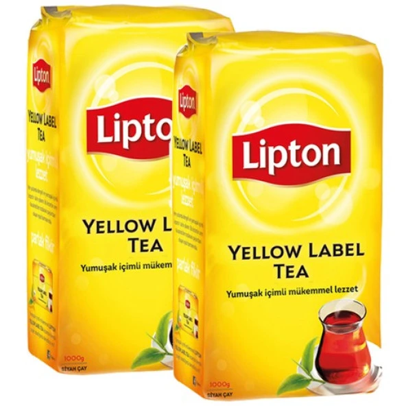 Lipton Yellow Label Dökme Çay 1000 Gr x 2 Adet ürün görseli 1