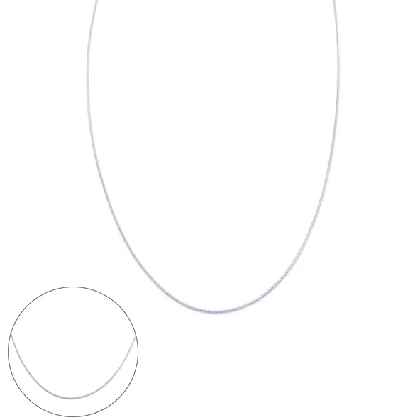 Çelik Zincir Kolye Oval Kesim 1 MM ZN-302 ürün görseli 1
