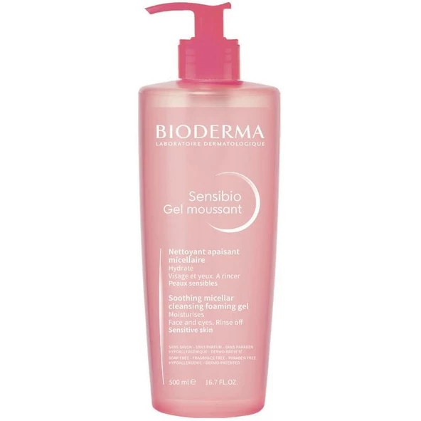 Bioderma Sensibio Foaming Cilt Temizleme Jeli 500 ml ürün görseli 1