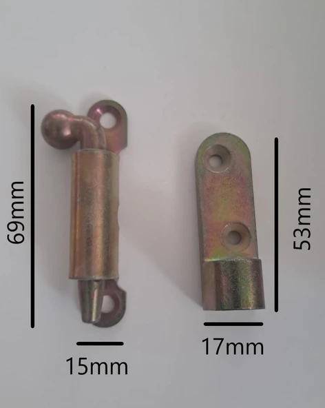 ÇOK AMAÇLI METAL SÜRGÜ 7CM - Resim 2