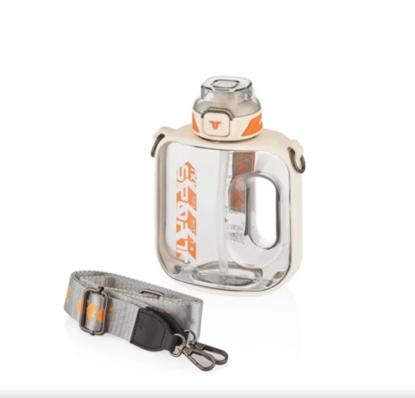 Vagon Life Tkk Tritan Sporcu Matarası T1022-1000 Ml Beyaz ürün görseli 1