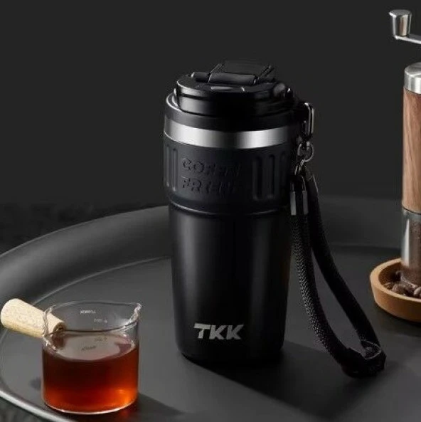 Vagon Life Tkk Termos Çelik 630 ML T2023 Siyah ürün görseli 1