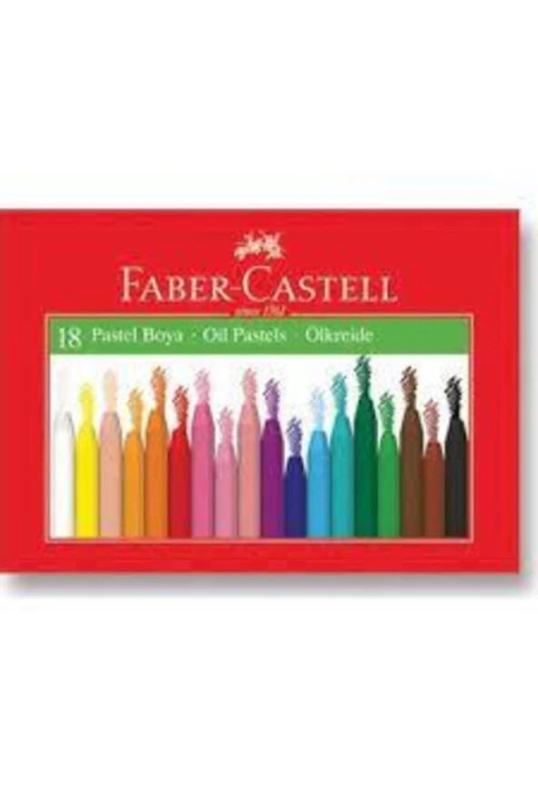 Pastel Boya 18 Renkli Karton Kutu ürün görseli 1