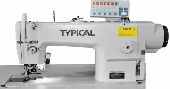 Typical GC-6717-MD2 Kenar Bıçaklı İplik Kesicili Tek İğne Kilit Dikiş Makinası ürün görseli 1