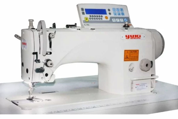Yuki YK-9850DYL-4 İğne Transportlu Direct Drive İplik Kesicili Mikro Yağlama B.Mekik (Kalın Mat. İçin) ürün görseli 1