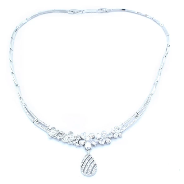 316L Çelik Taşlı Kadın Set SET-131 - Resim 3