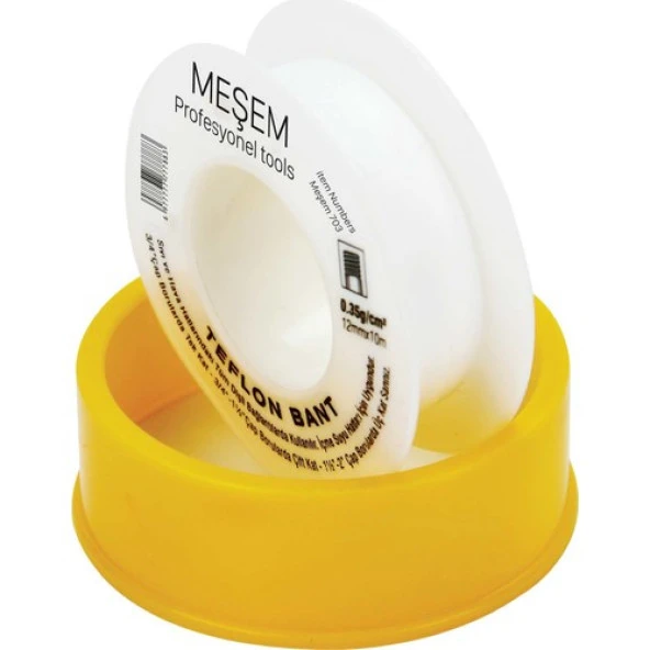 Meşem Teflon Bant 8 m x 12 mm ürün görseli 1