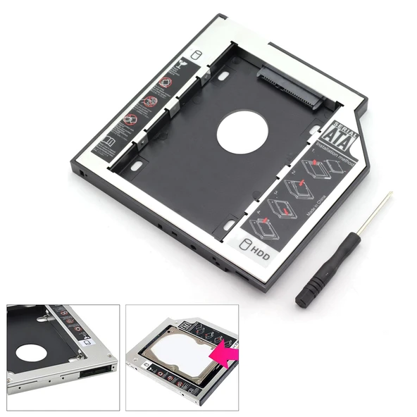 Notebook Kızak Kutu Hdd Ssd 12.7Mm Sata Gabble Gab-Hc127 ürün görseli 1
