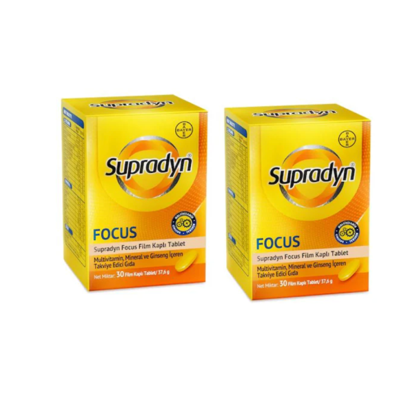 Supradyn Energy Focus 30 Tablet 2 Adet ürün görseli 1