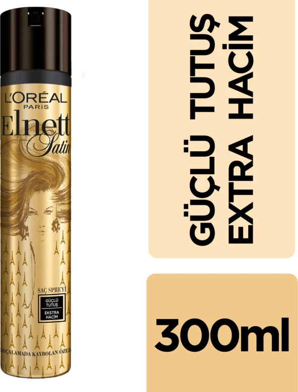 L'Oréal Paris Elnett Güçlü Tutuş ve Ekstra Hacim Saç Spreyi ürün görseli 1