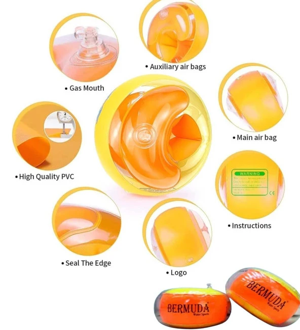 Bermuda ARMBAND, Başlangıç Seviyesi Özel Yüzme Çocuk Kolluk ürün görseli 1