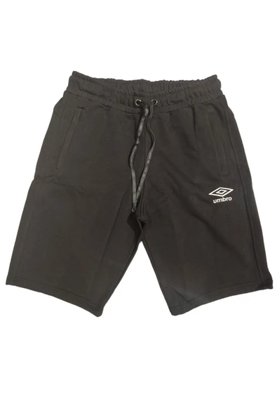 Umbro Bold - Erkek Siyah Pamuklu Şort - TE0105 - Resim 3