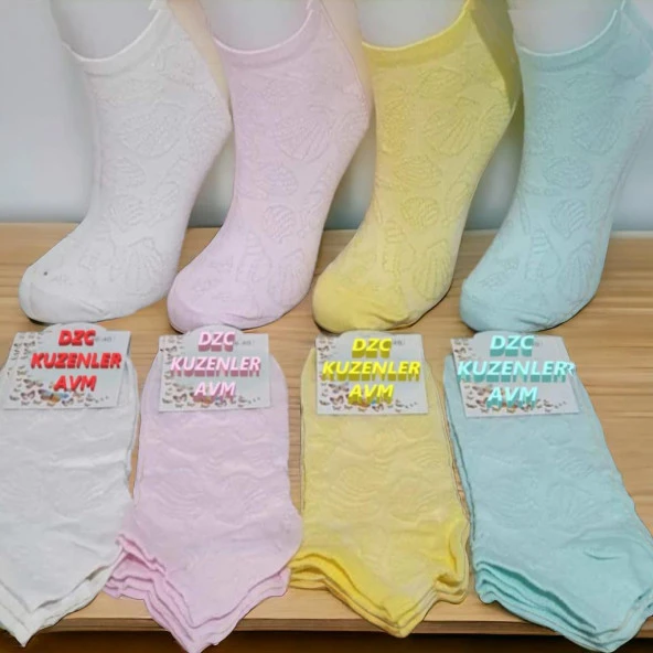 4 Çift Sevimli Desenli Kadın patik dikişli Retro düşük kesim ayak bileği Sox örgü ince kristal ipek Çorap 36-41 ürün görseli 1
