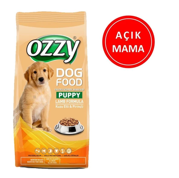 Ozzy Puppy Kuzu Etli Yavru Köpek Maması 1 Kg AÇIK ürün görseli 1