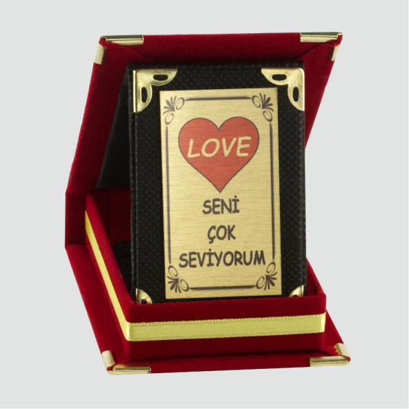 SENİ ÇOK SEVİYORUM PLAKETİ ürün görseli 1