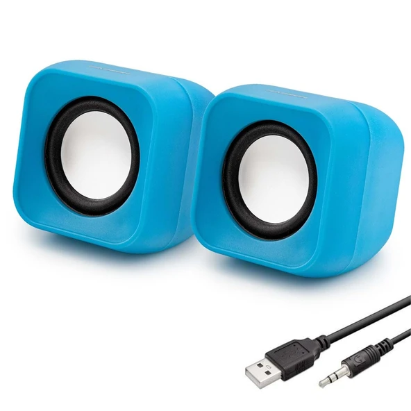 Ses Sistemi Pc 1+1 Usb 3.5Mm Jack Hadron Hd-6048 ürün görseli 1