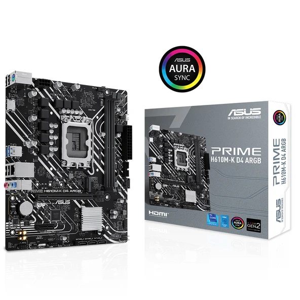 ASUS PRIME H610M-K D4 ARGB
