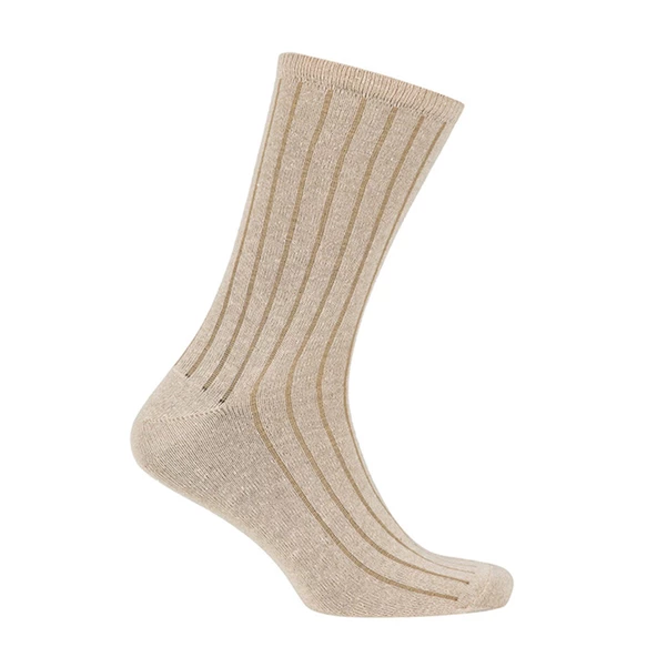 Thermoform Bambu Asker Çorap Bej - Resim 4