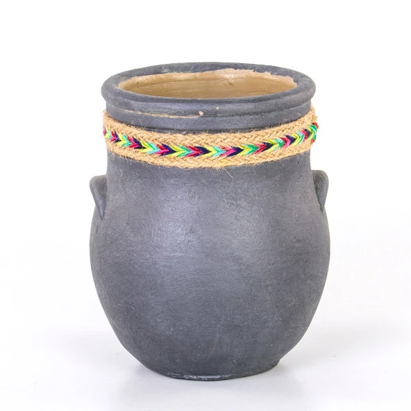 Euro Flora Küp Beton Saksı 12x20.5 Cm ürün görseli 1