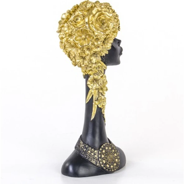 Euro Flora Afrikalı Kadın 14X11X30 cm - Resim 3