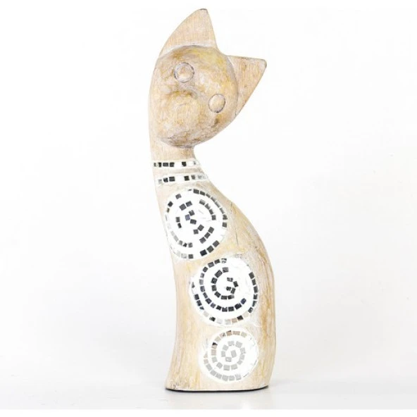 Euro Flora Ahşap Kedi Biblosu 14,5x8,5x45,5 Cm ürün görseli 1