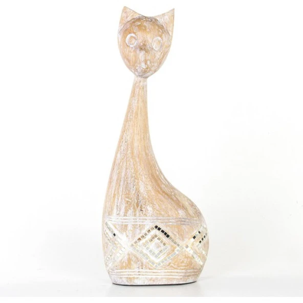 Euro Flora Ahşap Kedi Biblosu 19,5x7,5x50,5 Cm ürün görseli 1