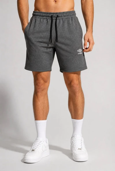 Umbro Bold - Erkek Antrasit Pamuklu Şort - TE0105 ürün görseli 1