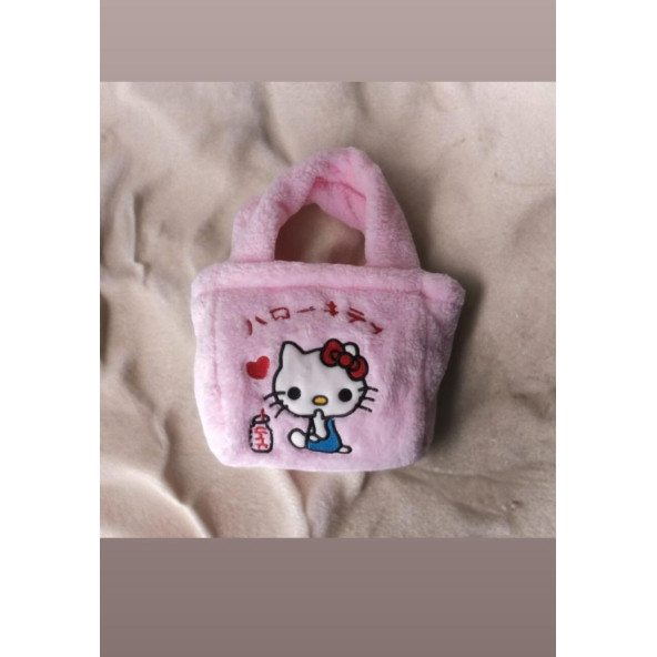 HELLO KİTY PELUŞ ÇANTA - Resim 2