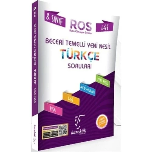 KAREKÖK 8.SINIF TÜRKÇE ROS SORULARI ürün görseli 1