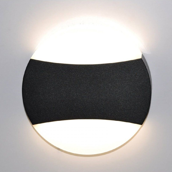 HOROZ 076-098-0010 FOREX 10 Watt Siyah Dış Mekan LED Aplik - Plastik Kasa - Ilık Beyaz (4200K) ürün görseli 1