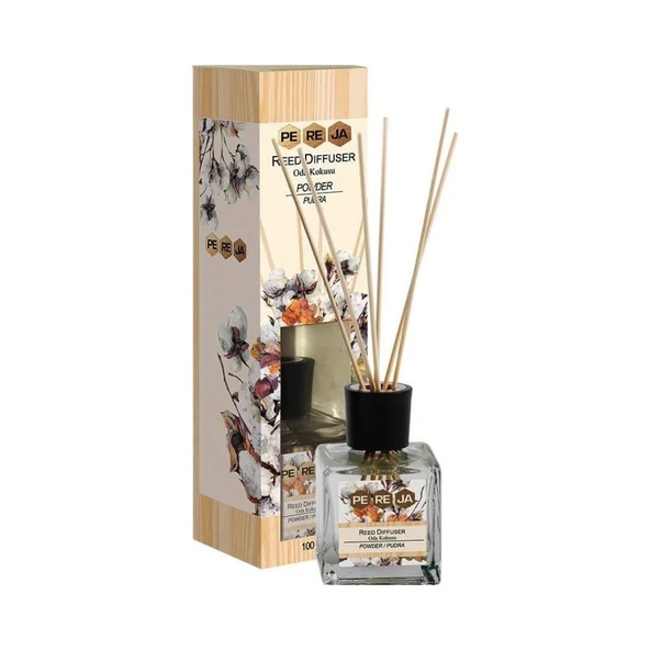 Pereja Diffuser 100 ml Pudra Çubuklu Oda Kokusu - Resim 2