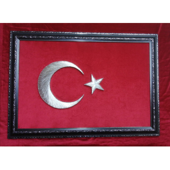Filografi Türk Bayrağı (48x68CM) ürün görseli 1
