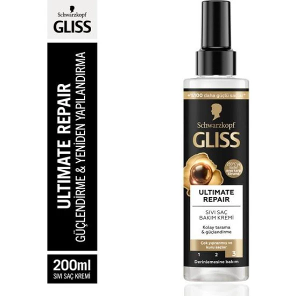 Gliss Ultımate Repair Sıvı Saç Bakım Kremi 200 ml ürün görseli 1