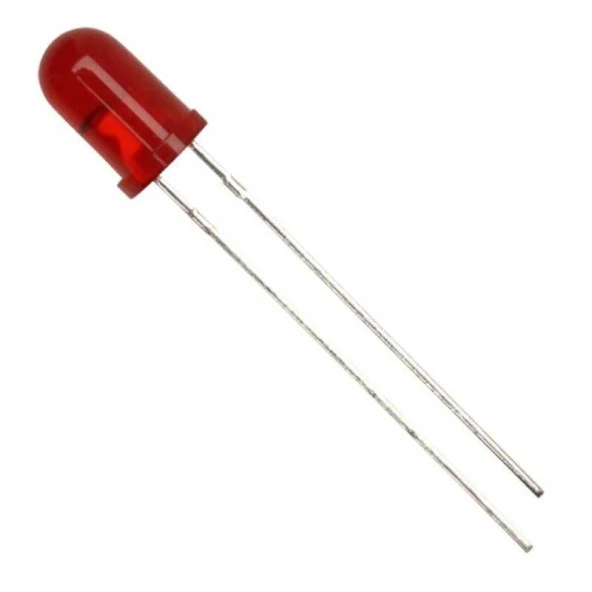 Halmet Mantar Led 5Mm Kırmızı - Resim 2