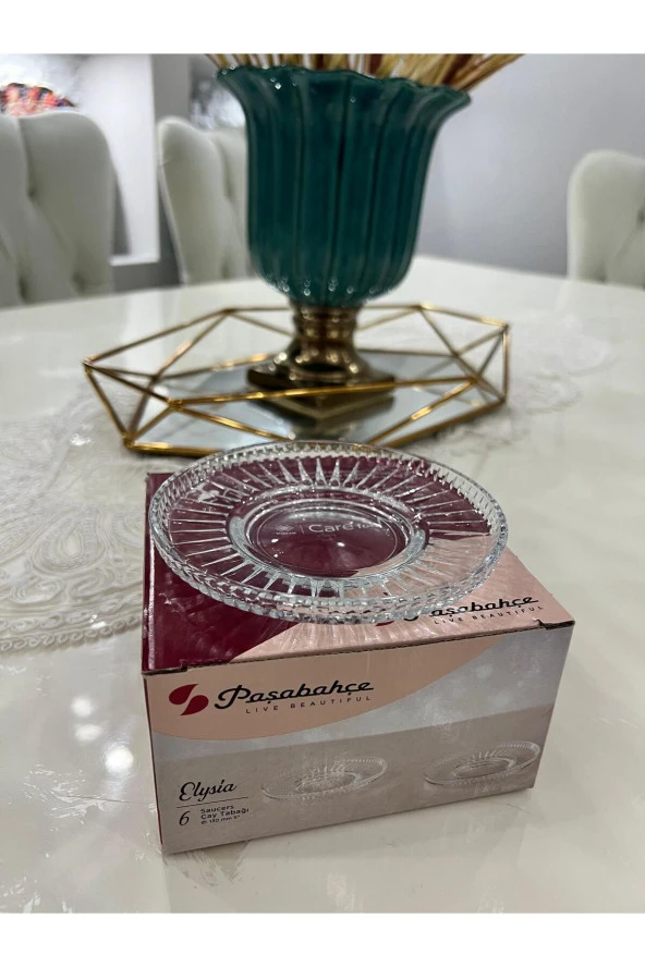 YENİ PAŞABAHÇE Elysia Çay Tabağı 6 Lı- 54771 - Resim 3