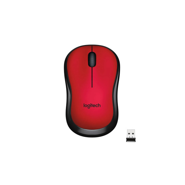 logitech M220 Sessiz Kompakt Kablosuz Mouse Kırmızı ürün görseli 1