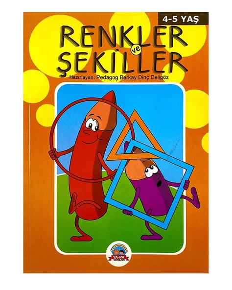 4-5 Yaş Renkler ve Şekiller Yapa Yayınevi ürün görseli 1