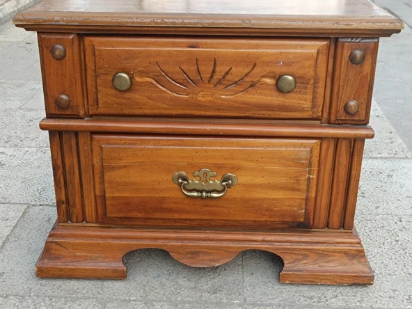 Ahşap Şifonyer Çekmeceli 74x41x60cm - Resim 2