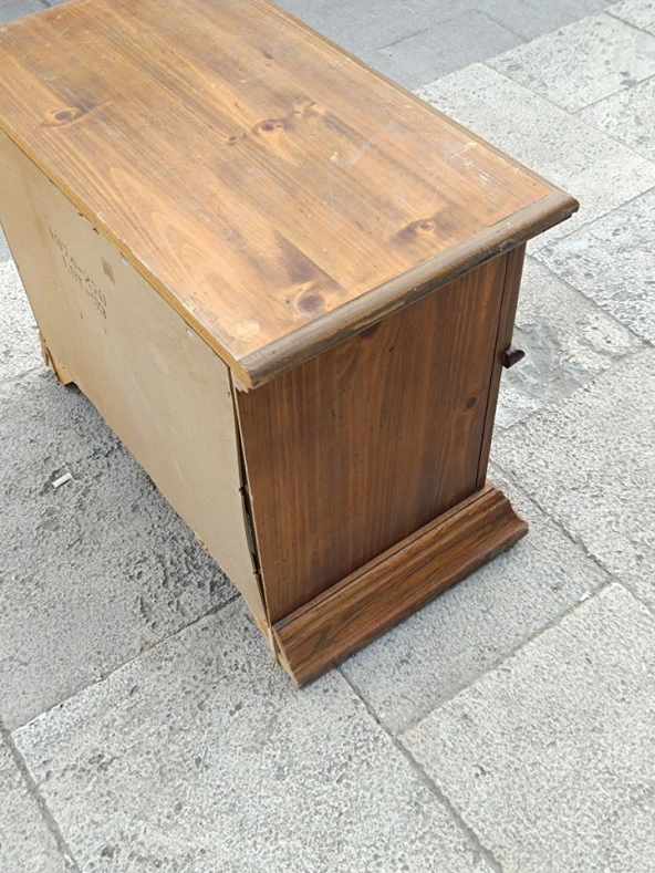 Ahşap Şifonyer Çekmeceli 74x41x60cm - Resim 4