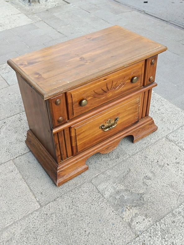Ahşap Şifonyer Çekmeceli 74x41x60cm - Resim 5