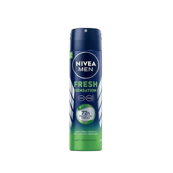 NIVEA DEODORANT FOR MEN FRESH SENSATION 150 ML ürün görseli 1