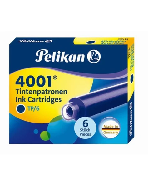 Pelikan Tp6x Dolma Kalem Kartuşu Mavi ürün görseli 1